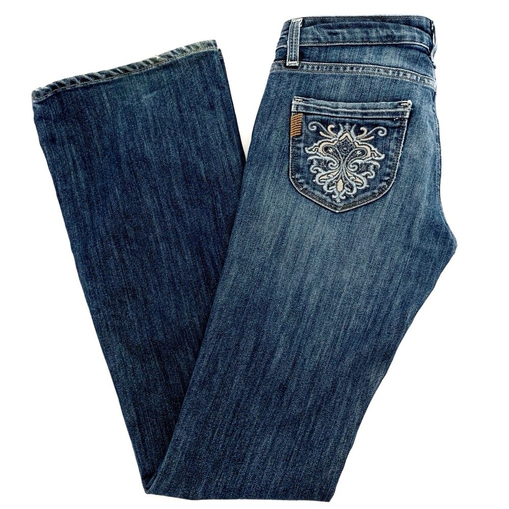 Paige Laurel Canyon Lowrise Botocut jeans 27